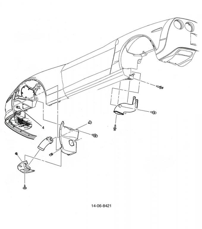 05-13 Front Brake Cooling Duct - Standard Brake - Left