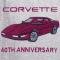 T-Shirt - Gray With Embroidered C4 Special Edition Car