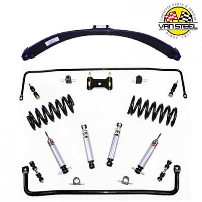 1963-1977 EZRide Suspension System with Rear Fiberglass Spring