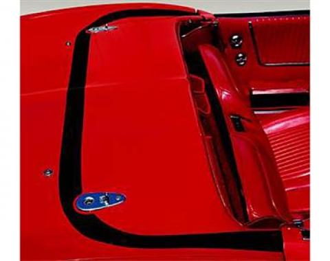 63-67 Deck Lid Protector - Soft Top / Convertible Top Clear - 2 Pieces