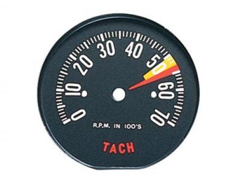 59 5500 Red Tach / Tachometer Face