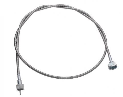 58-61 Tach / Tachometer Cable - Steel Case 60"