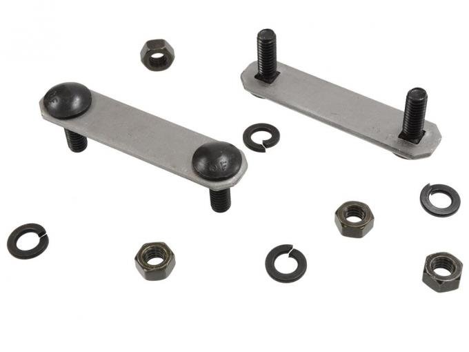 63-68 Steering Damper / Shock Bracket Bolt Plate - With Nut