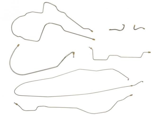 56-62 Brake Line Set - Stainless Steel Full Car Set