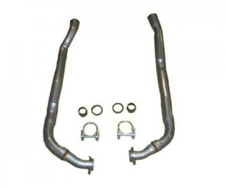 68-74 Exhaust Pipe - Front Left And Right 327 / 350 Automatic Hi-performance