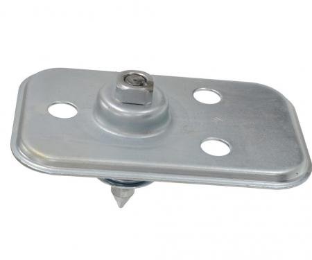 58-59 Hood Lock / Latch - Male Assembly - 1959 Early