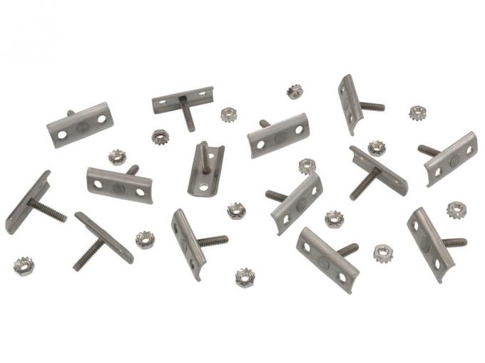 73-74 Bumper Retainer - Front - 14 Pieces