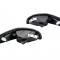 97-04 Euro Black Front Parking / Turn Signal Lamp / Side Marker Lights - Pair