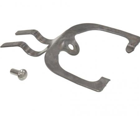 55-81 Clutch Fork Spring - Rivets To Fork