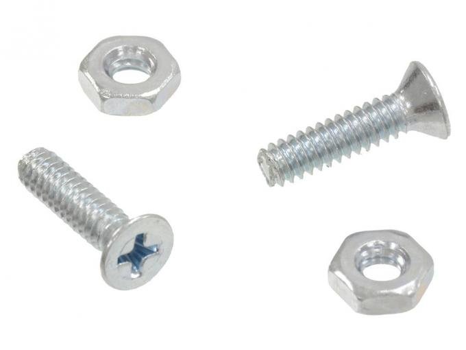 53-67 Mirror Mount Bracket To Door Screws With Nuts - 4 Pieces