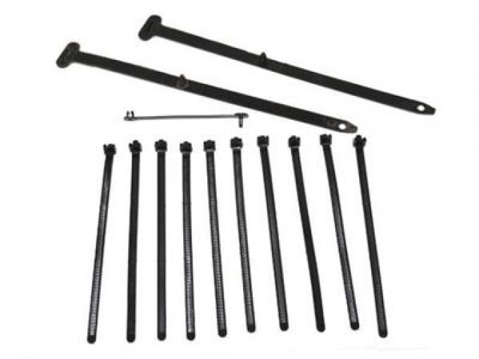 74 Engine And Wire Tie Strap Kit - 13 Pieces