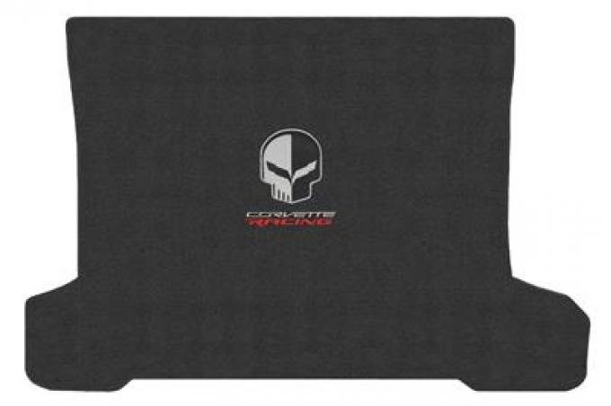 2014-2019 Black Coupe Cargo Mat W/Jake And Corvette Racing Logo - Lloyd Design