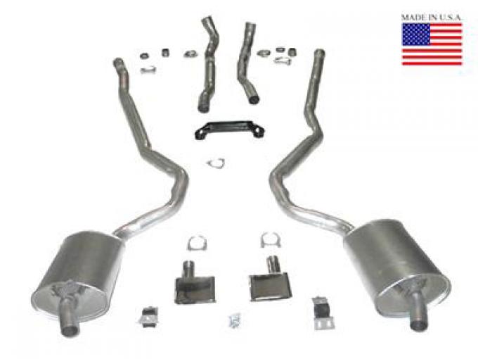 1970-1972 Exhaust System Deluxe 454 4-Speed 2 1/2"