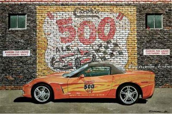 07 Print Atomic Pace Car 11" X 17" Giclee Print By Dana Forrester
