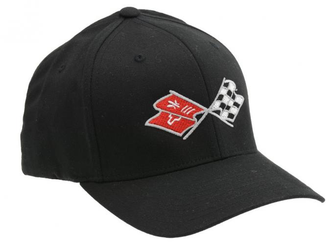67 Hat - Black Flex Fit With C2 Emblem ( L / XL ) Fits 7-3/8"-7-5/8"