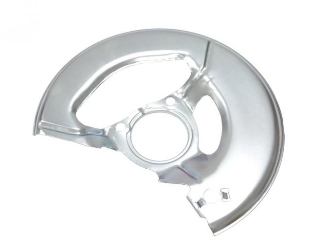 65-76 Brake Splash Shield - Left Front - Silver