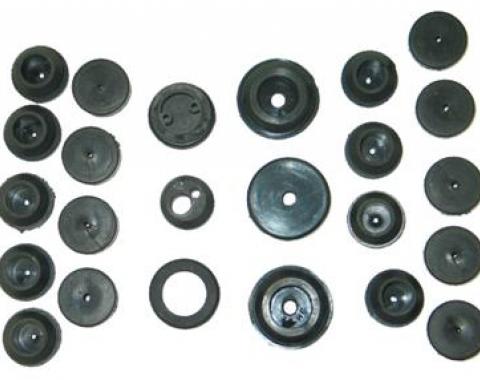 56-57 Firewall And Body Grommet Set - 24 Pieces