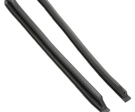 73-82 Windshield Pillar Post Weatherstrip - Correct OEM Latex Type Material