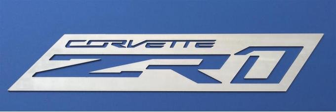 Car Art C7 ZR1 Brushed Metal 18" Wall Hanging