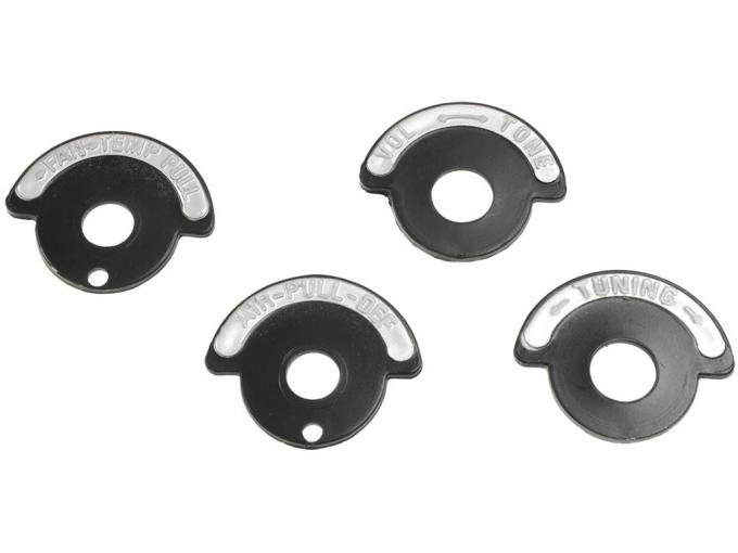 64 Dash Bezel Set No Air Conditioning - 4 Pieces