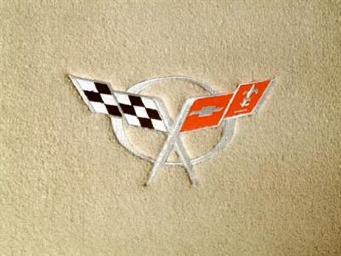 2003-2004 Cargo Mat - C5 Convertible Shale With Silver Logo - Lloyd Design