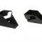 84-85 Roof Panel Storage Bracket Cover - Black - Pair