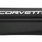 97-04 Door Sill Protection Covers - Black Acrylic With White Script