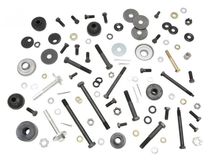 63-64 Rear Suspension Mounting Hardware Kit - Basic
