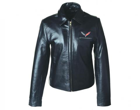 Ladies C7 Leather Bomber Jacket