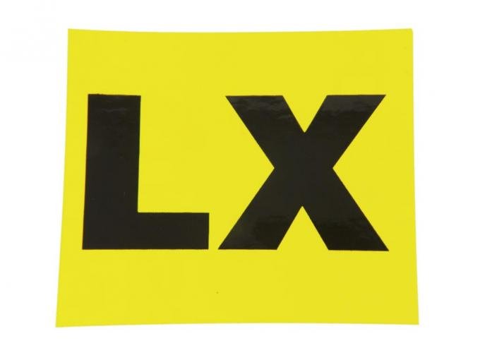 69 Valve Cover Engine Code Decal "LX" L71 435 HP Automatic