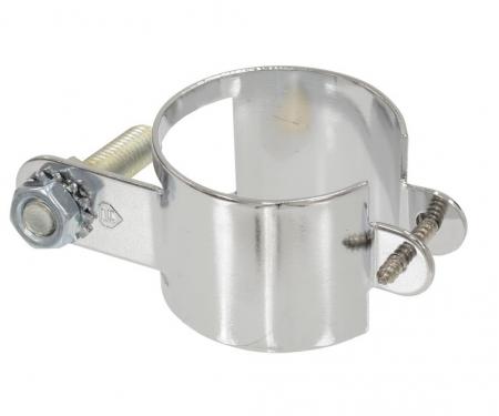 63-65 Fuel Filter Bracket - 340 375 Horsepower Gf90 With Stud Chrome