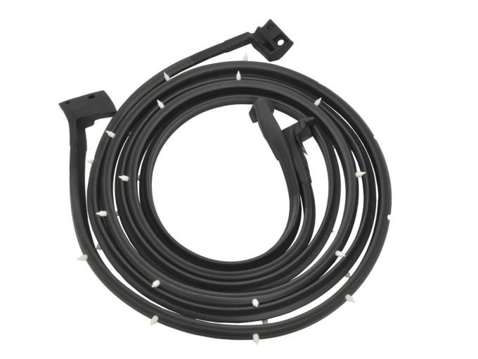 61-62 Door Main Weatherstrip - Includes Plastic Push In Clips