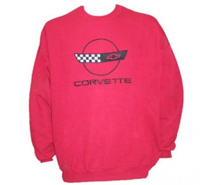 Sweatshirt With 91-96 Emblem Red