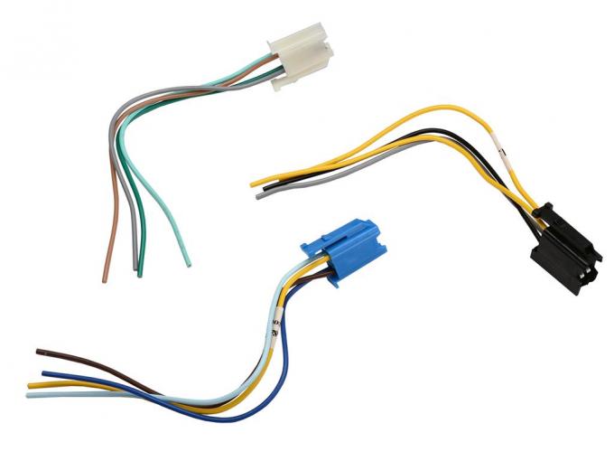 78-82 Radio Harness Pig Tail Kit - 3 Plugs With Wire