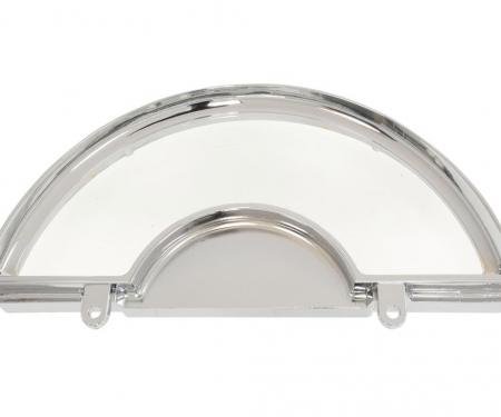 58-62 Speedometer Face Bezel - Chrome