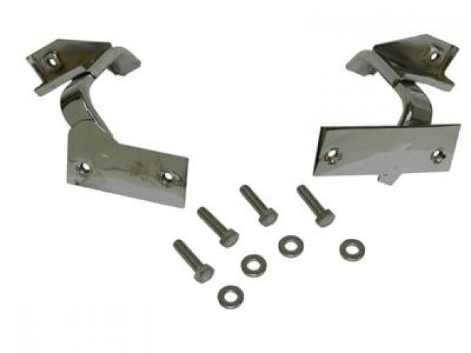 77-82 Chrome Radiator / Fan Shroud Upper Brackets