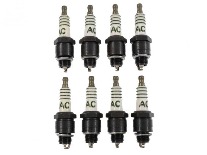 56-70 Spark Plugs - AC44S - Reproduction ( Set Of 8 )