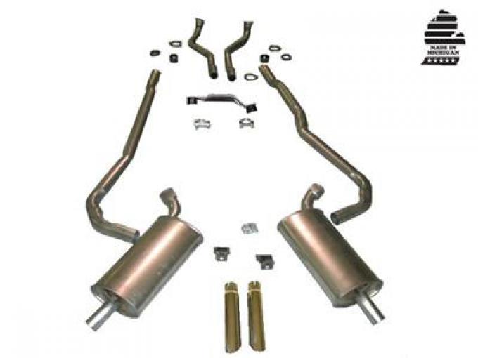 1969 Exhaust System Deluxe 427 Automatic 2-1/2" to 2"