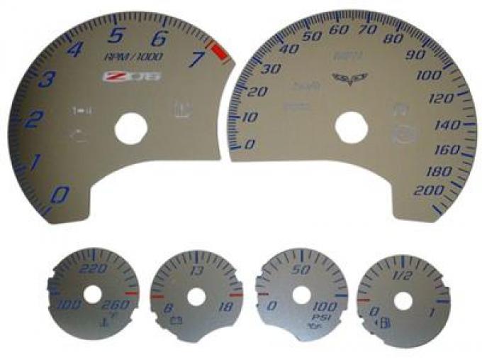 06-13 Gauge Face Kit Stainless Steel Z06