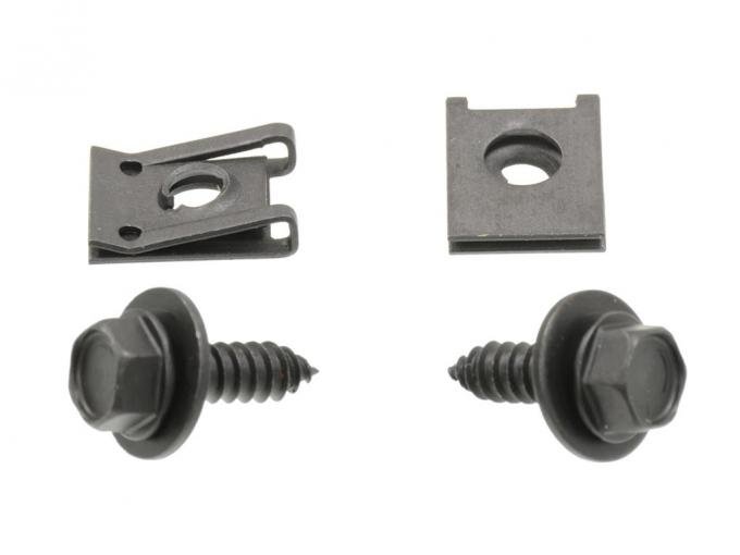 79-82 Windshield Washer Bottle Mount Kit - 1979 Late (set Of 4)