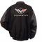 Jacket Black Varsity With C5 Embroidered Emblem