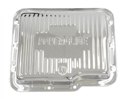 63-68 Automatic Powerglide Transmission Oil Pan - Chrome