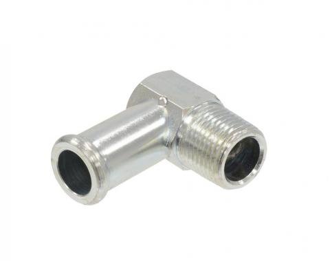 63-67 Water Pump Fitting - 327 90 Degree Top