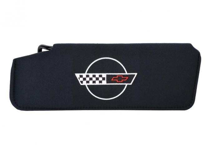 91-96 Sunvisor - Replacement with Embroidered C4 Logo Right Hand