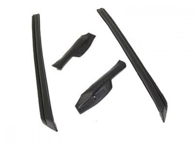 68-72 Windshield Post And Hinge Pillar Weatherstrip - Replacement