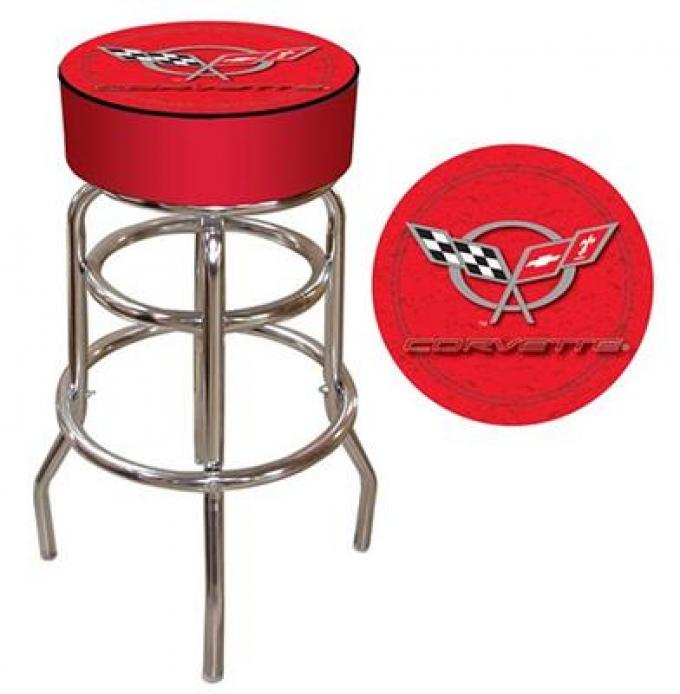 Counter Stool - Red With C5 Logo