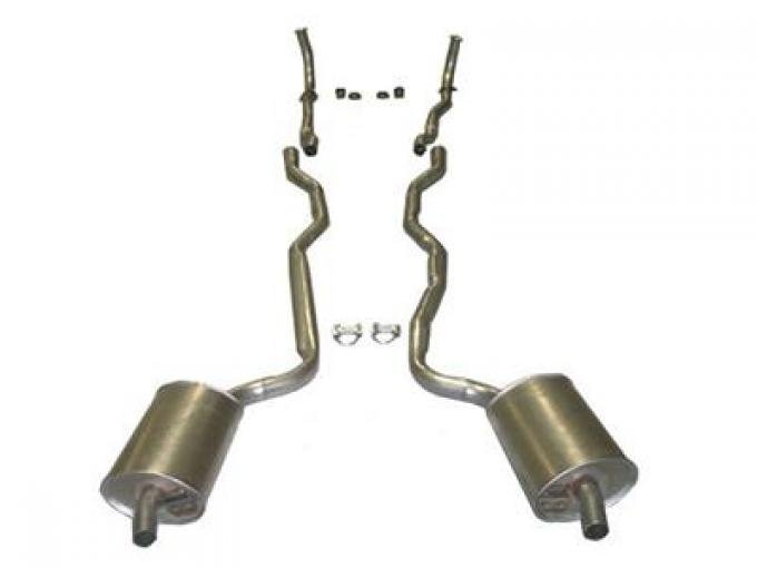 63 Exhaust System - Complete Aluminized High Performance - With 4 Speed