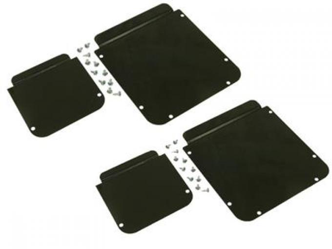 56-57 Door Access Plate Set - With Fasteners - 4 Pieces