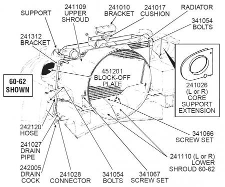 60-62 Fan Shroud - Lower Right