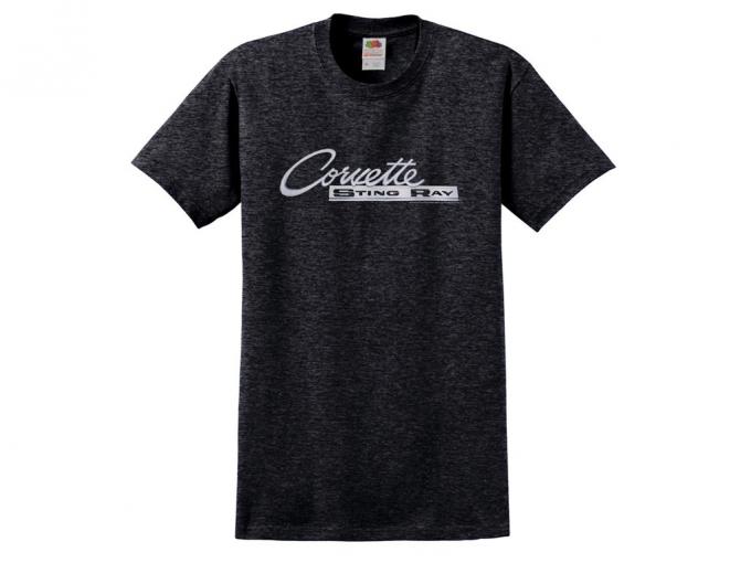 T-Shirt C2 Corvette Stingray Black Classic Logo